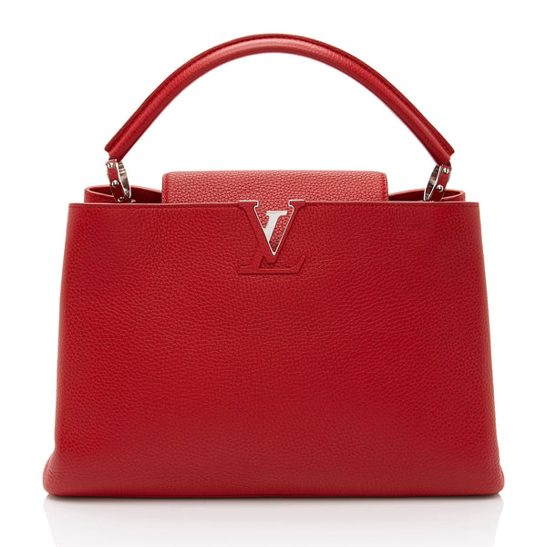 Louis Vuitton Taurillon Capucines MM Bag (SHF-fLMq0q)