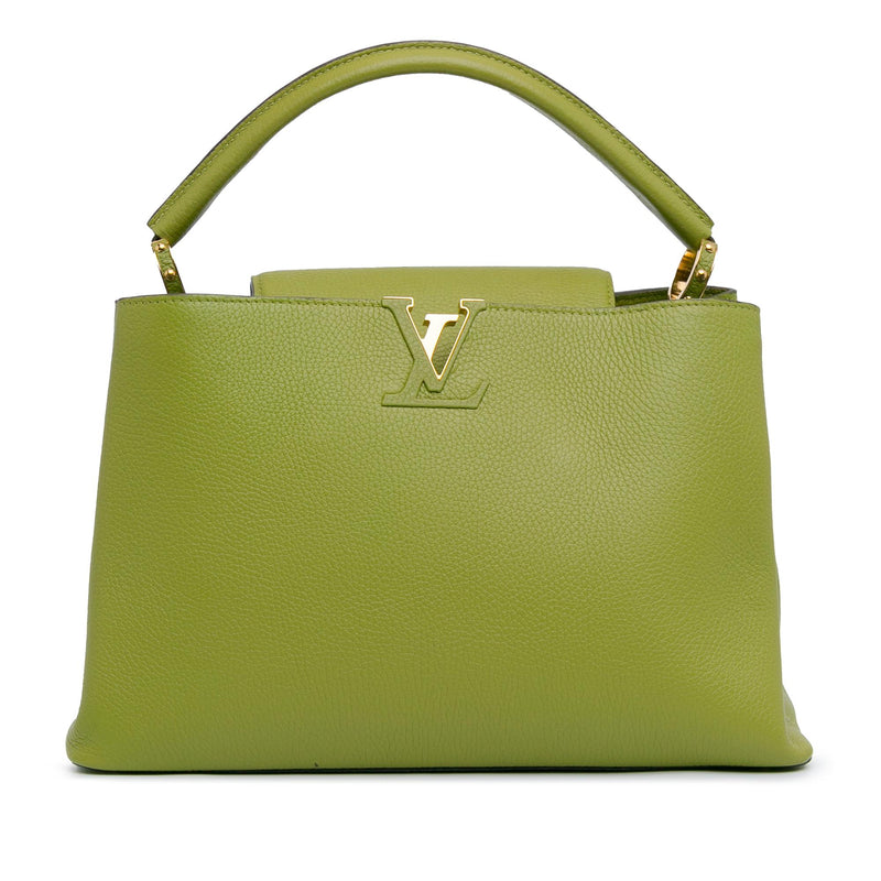 Louis Vuitton Taurillon Capucines MM (SHG-qjy1Z3)