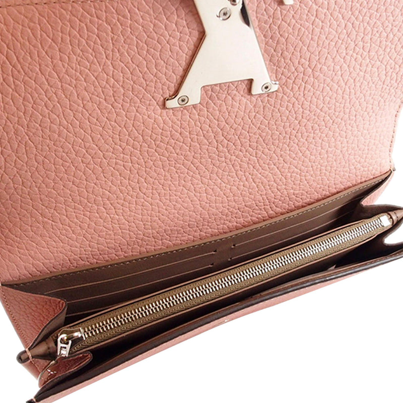 Louis Vuitton Taurillon Capucines Wallet (SHG-HudWIn) LuxeDH
