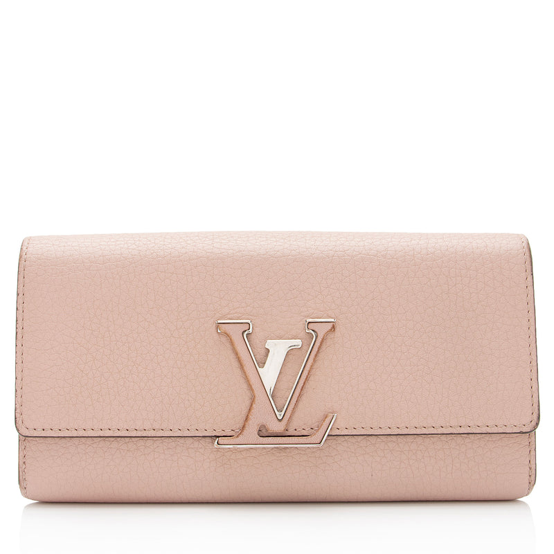 LV Louis Vuitton Capucines Long Wallet