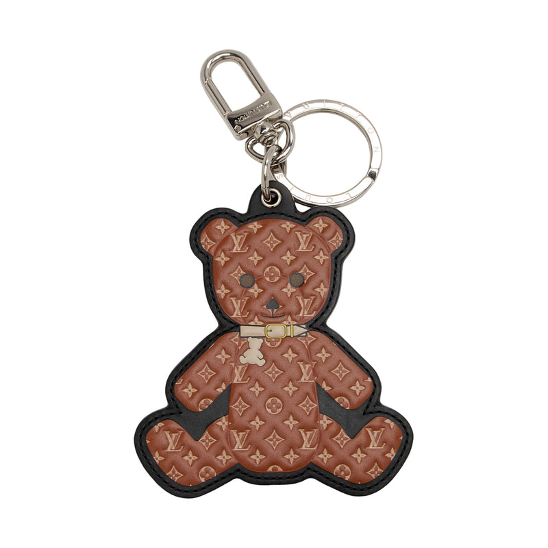 LV Inspired Style Monogram Bear Keychain Protective Designer