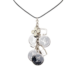 Louis Vuitton Monogram Canvas Eclipse Charms Necklace - Black