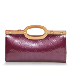 Purple Louis Vuitton Monogram Vernis Roxbury Drive Satchel