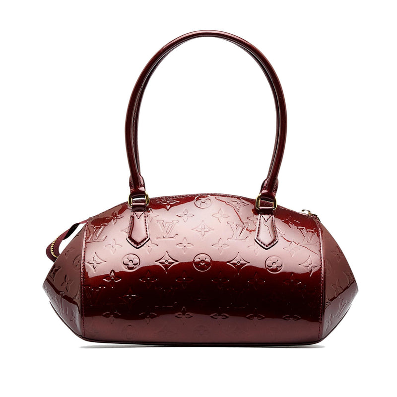 Louis Vuitton Sherwood Red Patent Leather Handbag (Pre-Owned)