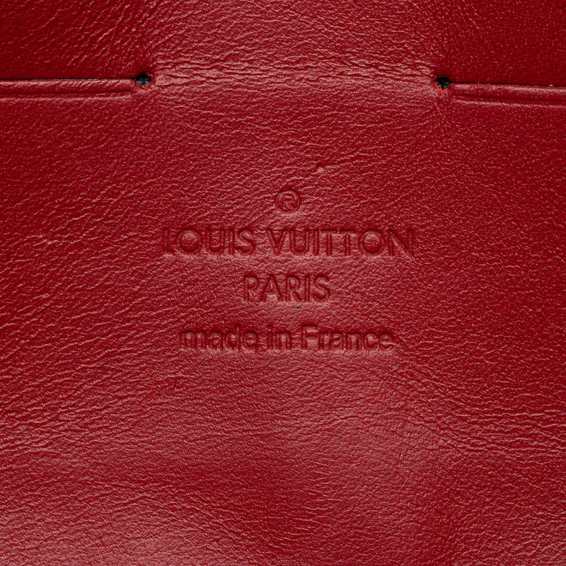 Louis Vuitton Sunset Boulevard Red Vernis Leather evening bag