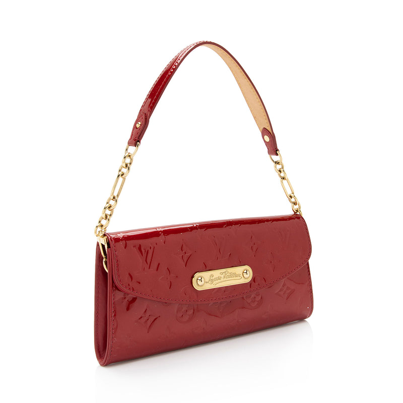 Louis Vuitton Sunset Boulevard Patent Leather Shoulder Bag
