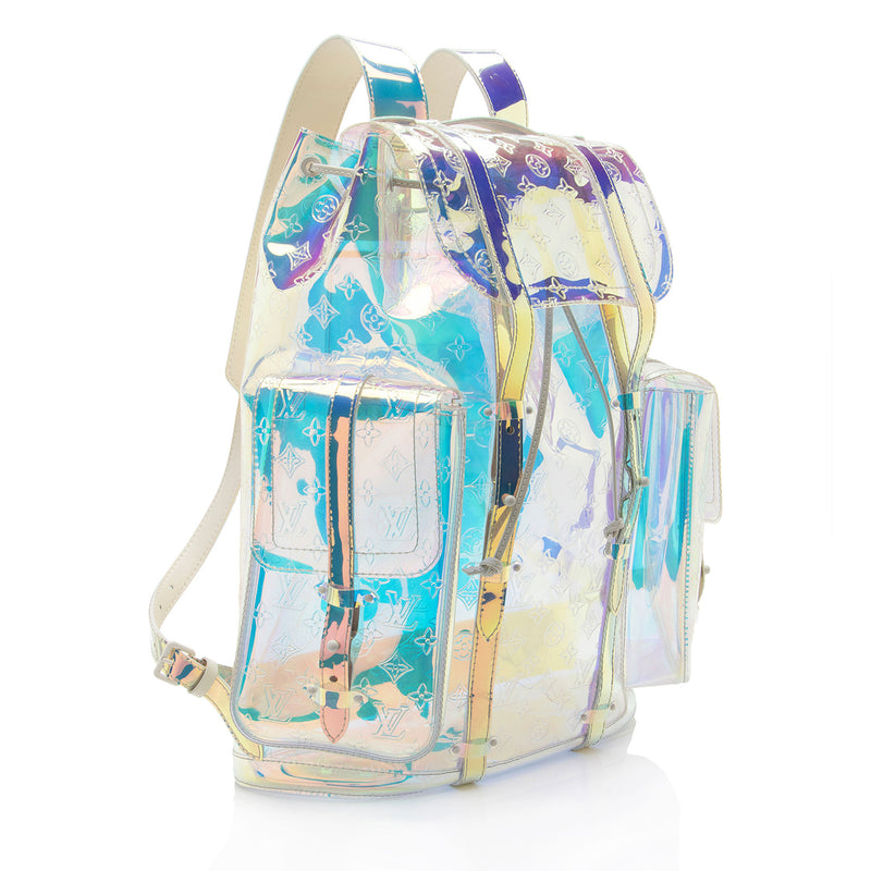 Louis Vuitton Vigil Abloh Prism Iridescent Monogram Christopher GM Backpack (SHF-AO4tdh)