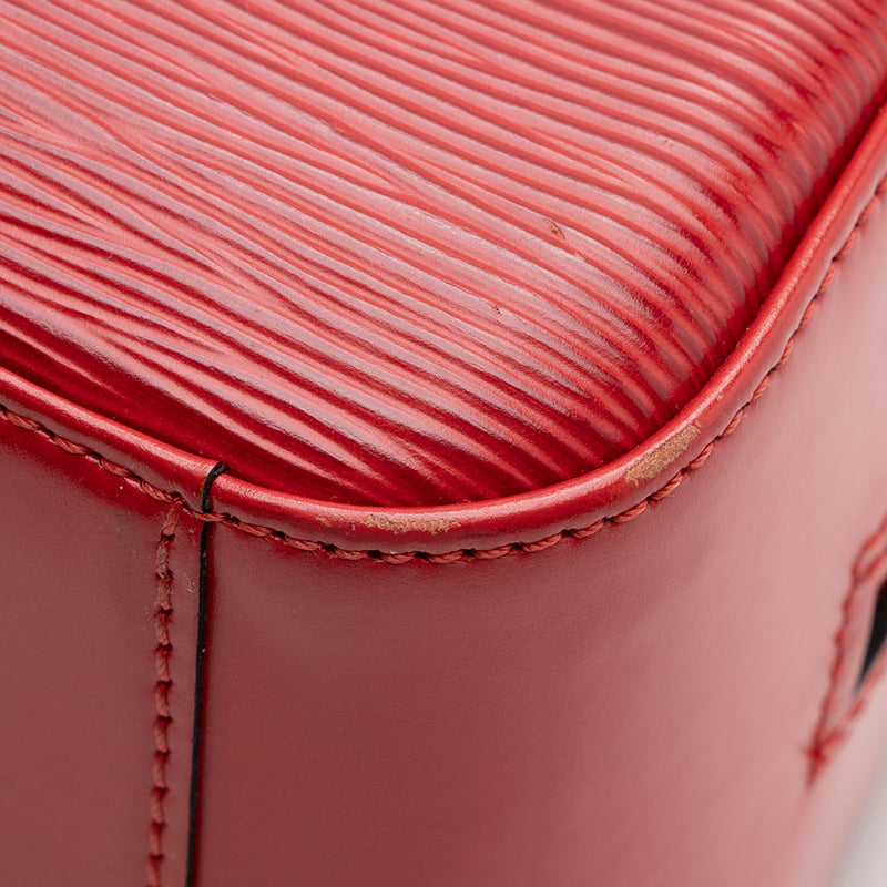 LOUIS VUITTON Jasmine Epi Leather Handbag, Castilian Red M52087