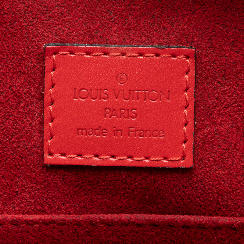 Louis Vuitton jasmine handbag epi leather color lian red used from japan  TES29