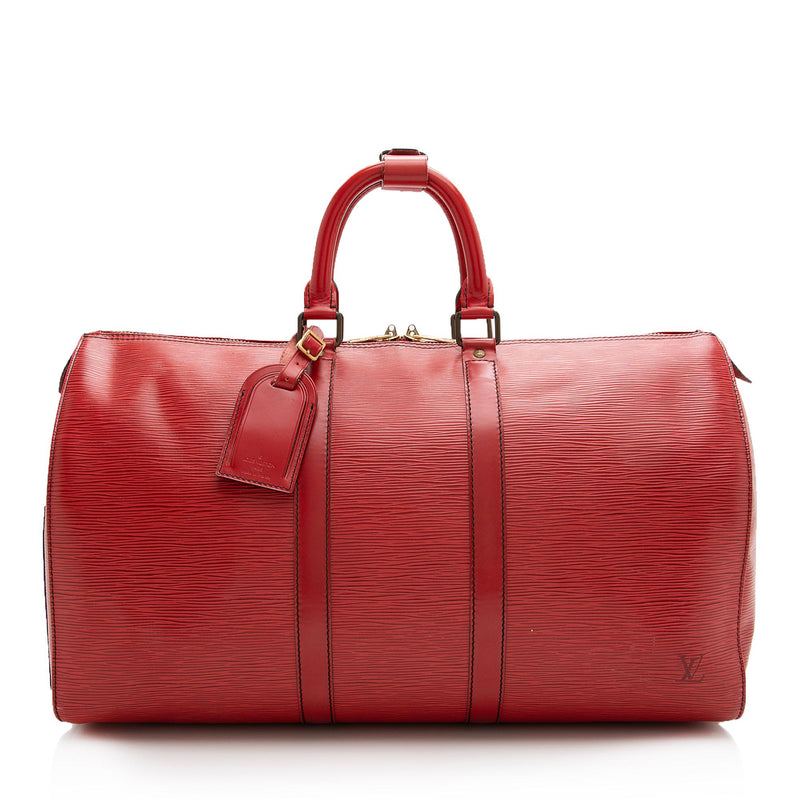 Louis Vuitton Epi Leather Keepall 45 Duffle Bag (SHF-Z8Itwx) – LuxeDH