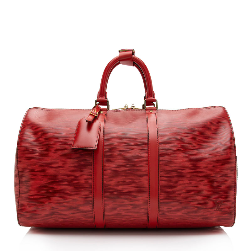 Louis Vuitton Epi Keepall 45 Travel Bag in 2023  Louis vuitton keepall 45, Louis  vuitton keepall, Louis vuitton travel bags