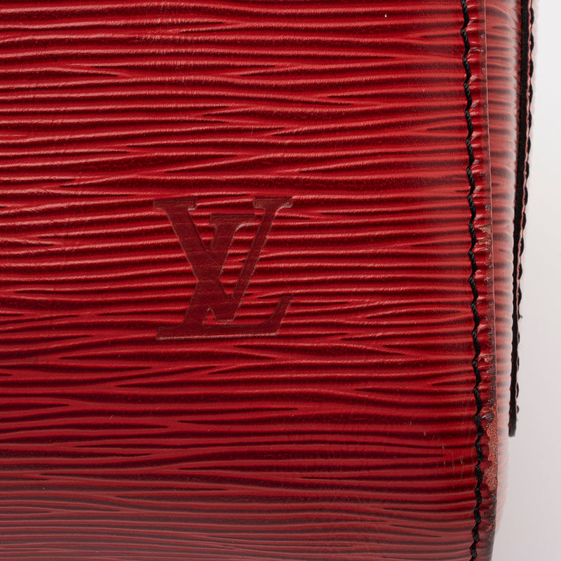 Louis Vuitton Red Epi Leather Keepall 45 Tote Bag Louis Vuitton