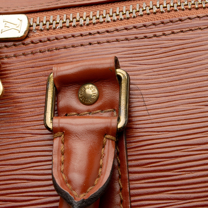 Louis Vuitton 2000s Brown Epi Leather Duffle Bag · INTO