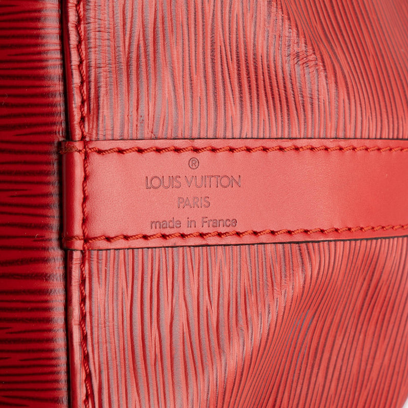 Louis Vuitton Sac Noé Petit shoulder strap Beige Leather ref
