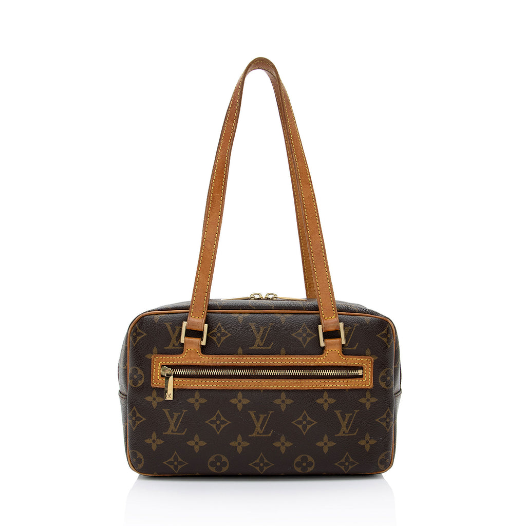 Louis Vuitton Cite mm Monogram Canvas Leather Shoulder Bag