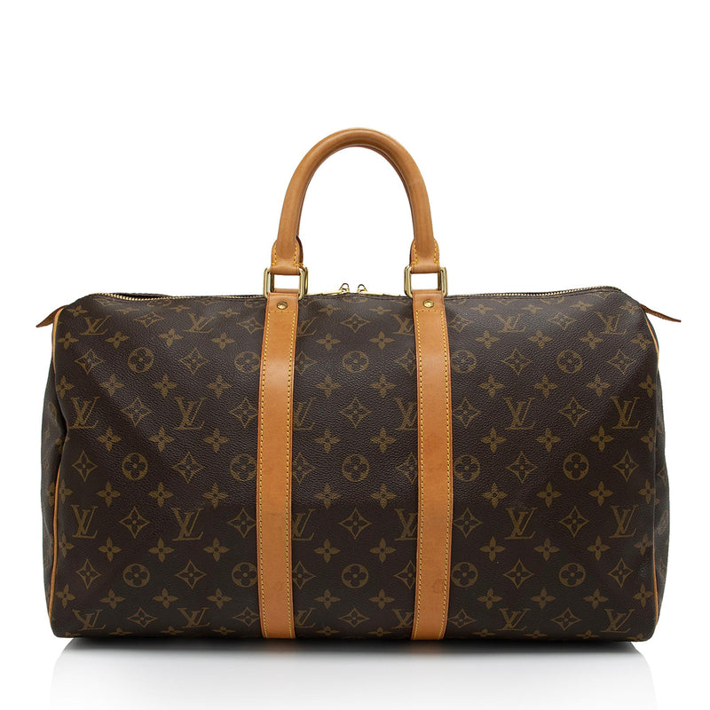 Louis Vuitton Vintage Monogram Canvas Keepall 45 Duffle Bag (SHF