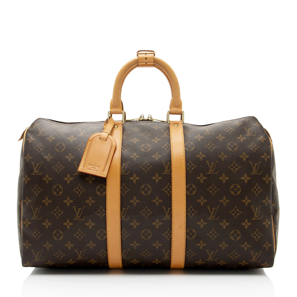 Authentic Louis Vuitton Keepall 50 Travel Luggage Bag 