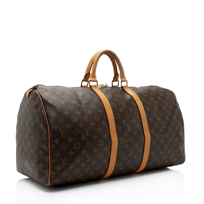 Louis Vuitton Keepall 50 Travel Bag in Gold EPI Leather
