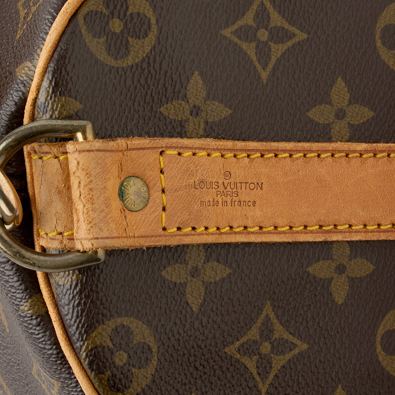 Louis Vuitton Keepall 50 Monogram Canvas Travel Bag with Strap