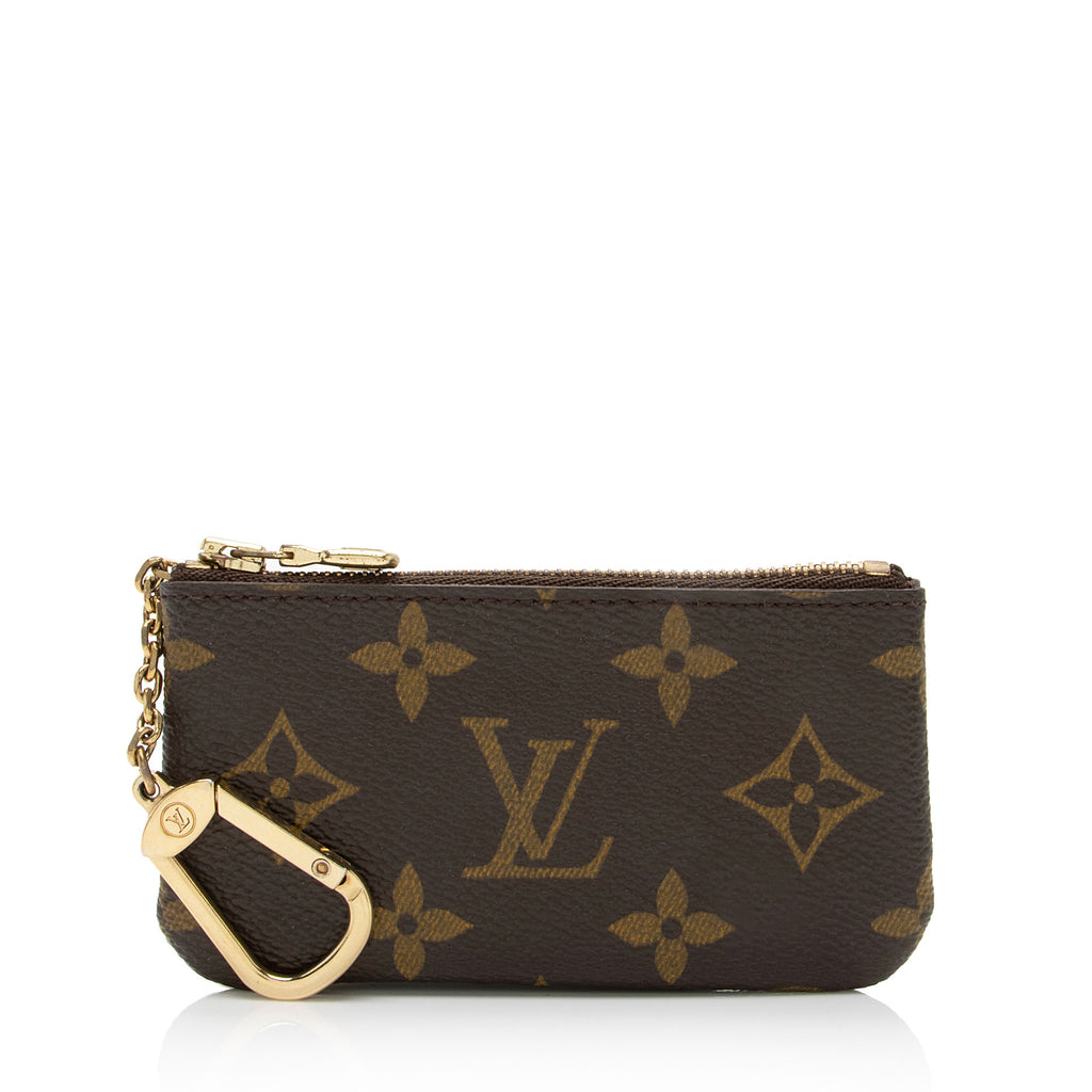 Louis Vuitton Key Pouch Damier Ebene in Coated Canvas with Gold-Tone - US