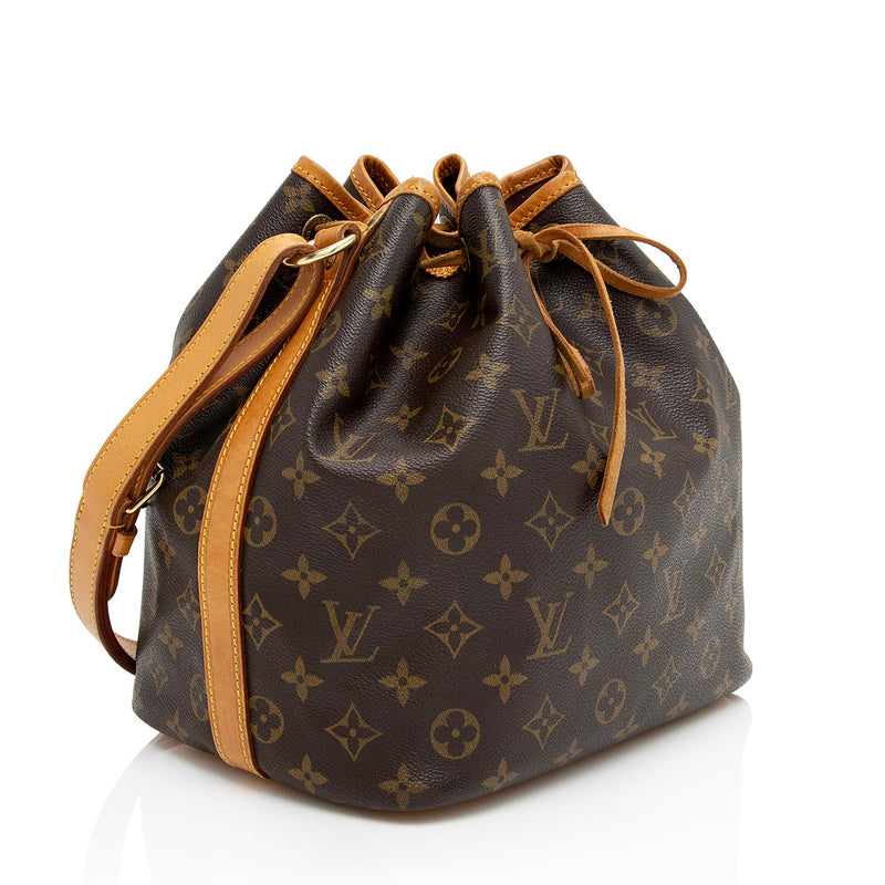 Louis Vuitton Monogram Canvas Petit Noe Shoulder Bag (SHF-qUiBgQ) – LuxeDH