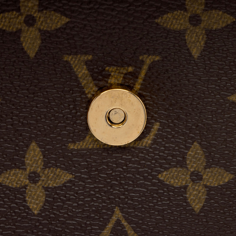 Louis Vuitton Brown, Pattern Print Monogram Pochette Twin GM