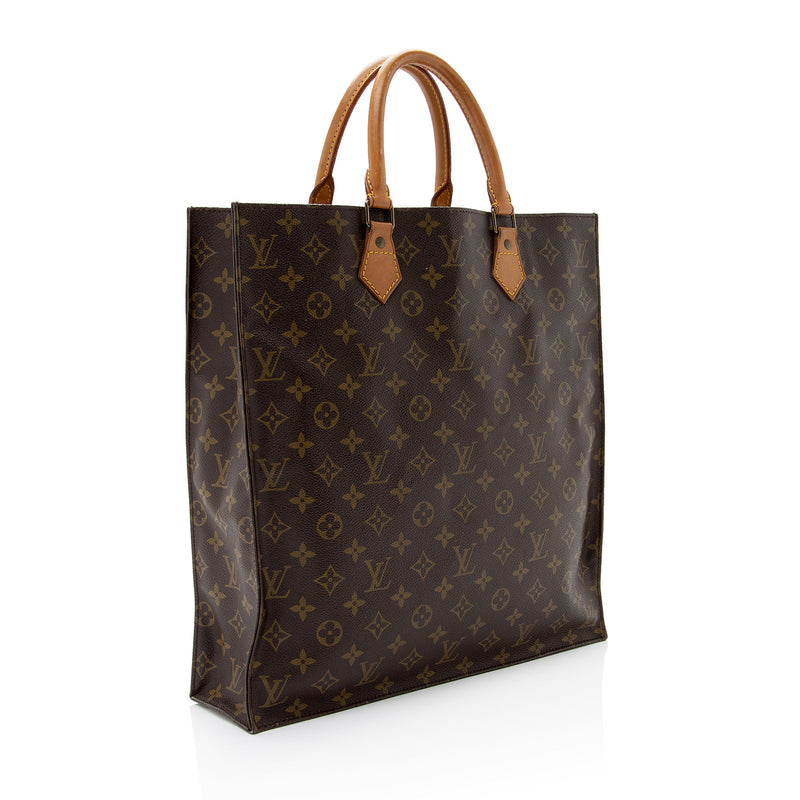 Louis Vuitton Monogram Coated Canvas Sac Plat Handbag