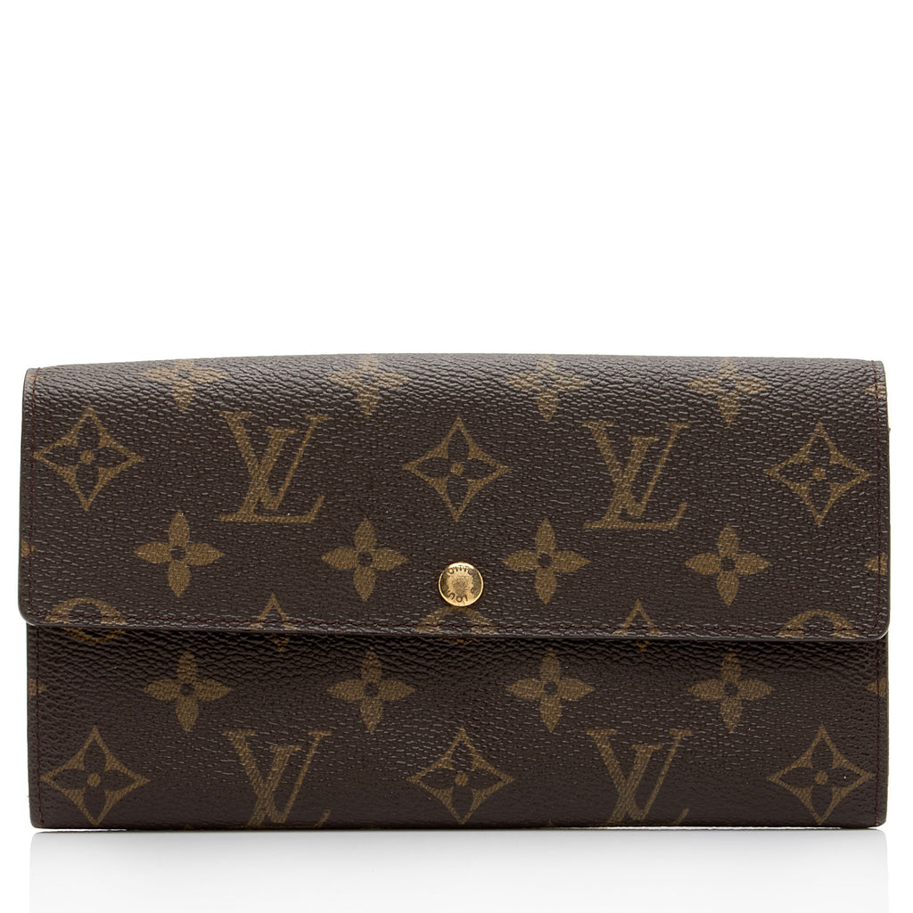Louis Vuitton Monogram Brown Sarah Wallet - A World Of Goods For