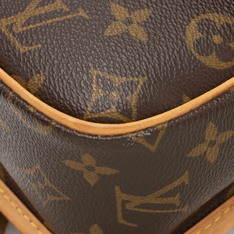 Louis Vuitton - Authenticated Bel Air Handbag - Cloth Brown Abstract for Women, Very Good Condition