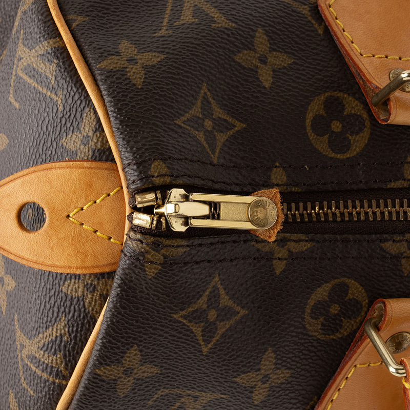 Louis Vuitton Vintage Epi Speedy 30 Brown with Lock, Key &