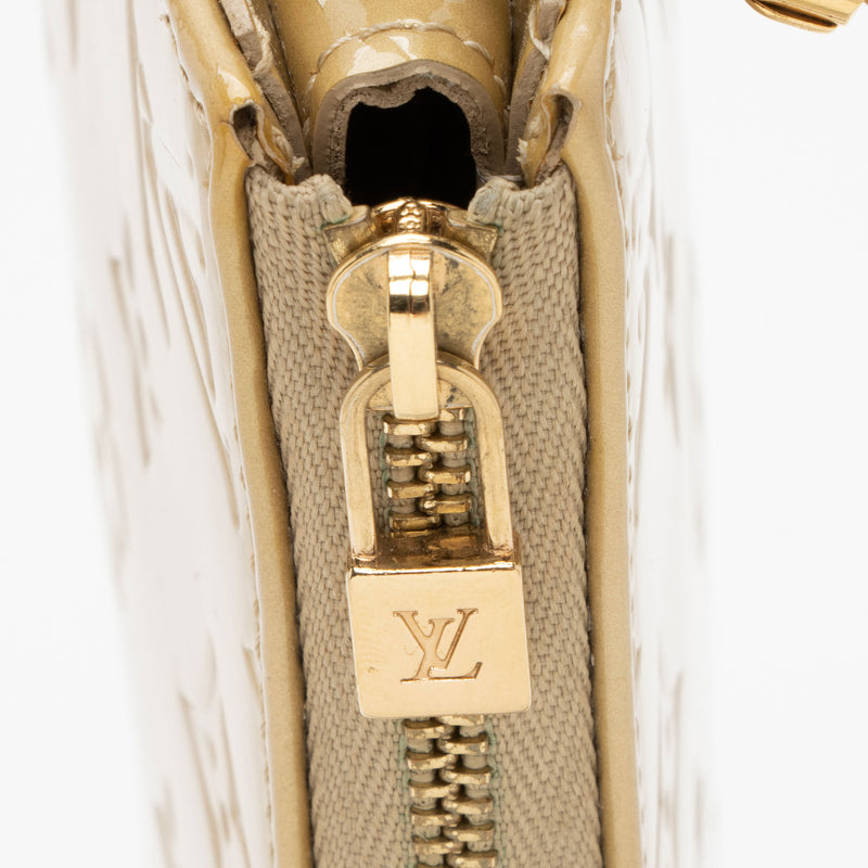Louis Vuitton Beige Monogram Vernis Lexington Pochette . Condition