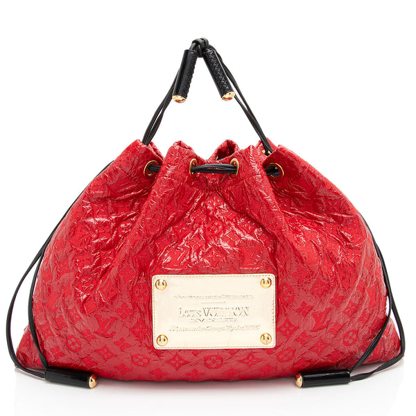 Louis Vuitton Vinyl Squishy Inventeur Drawstring Shoulder Bag (SHF-WKPtxi)