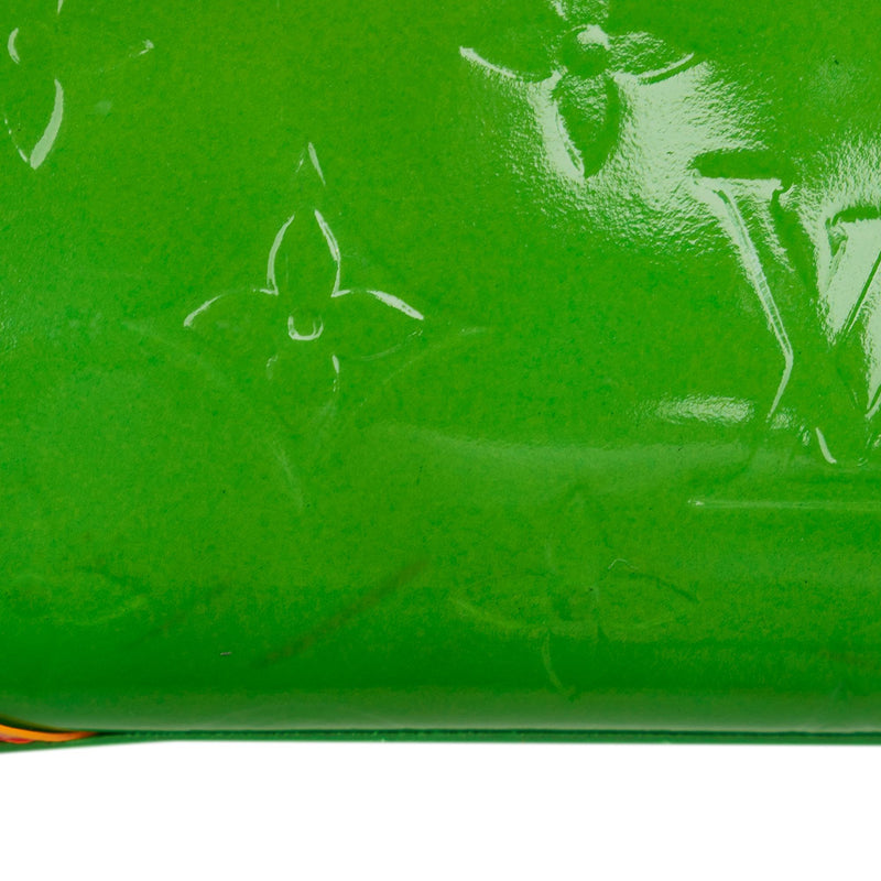 Louis Vuitton Neon Green Monogram Vernis Robert Wilson Reade PM Bag