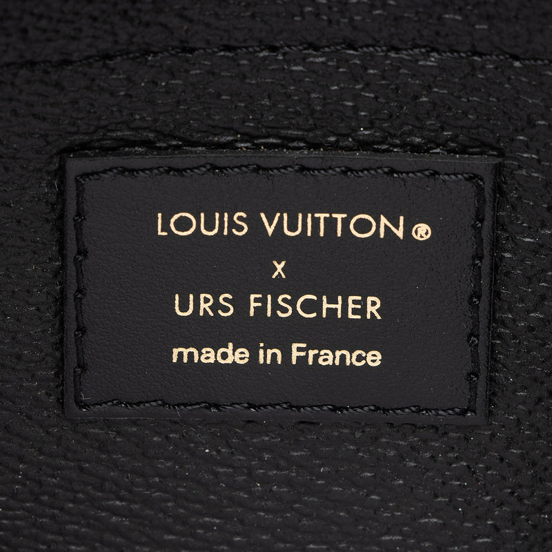 Louis Vuitton x Urs Fischer Monogram Leather Neverfull MM Pochette (SHF-8WPKoB)