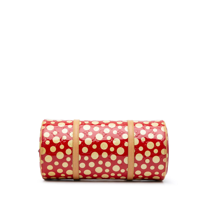 Louis Vuitton x Yayoi Kusama Monogram Vernis Dots Infinity Papillon 30 (SHG-JTFxtG)