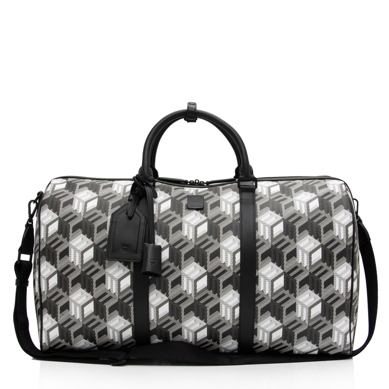 MCM Cubic Monogram Large Duffle Bag (SHF-ZoysxC)