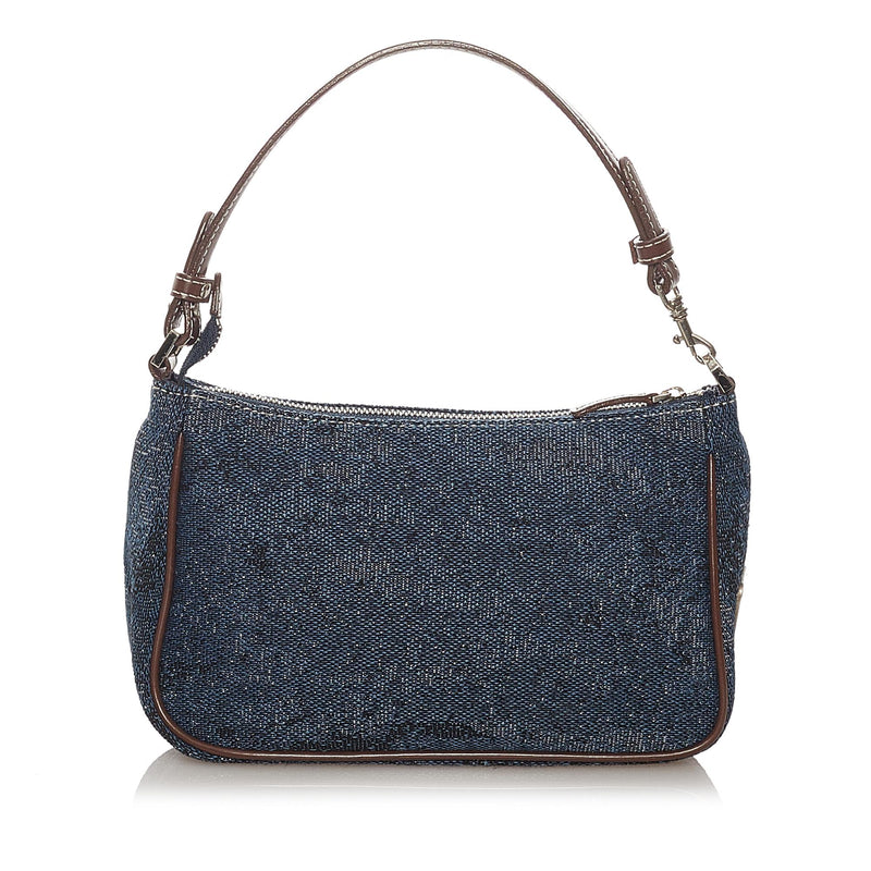 MCM Denim Satchel (SHG-7xZgWO)