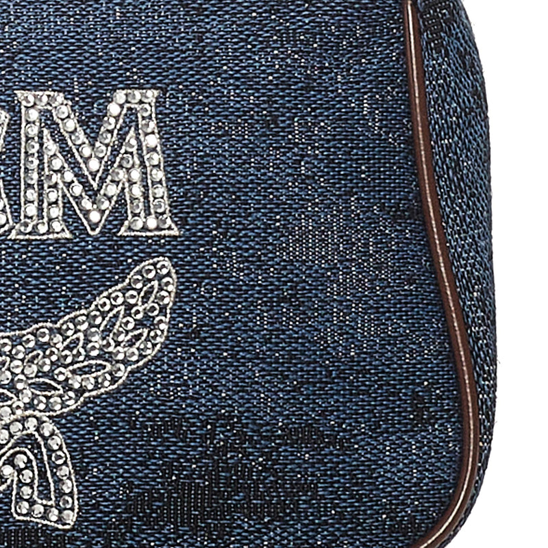 MCM Denim Satchel (SHG-7xZgWO)