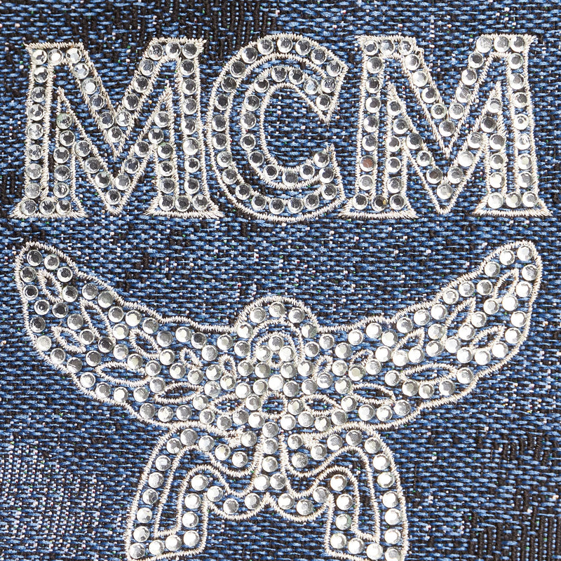 MCM Denim Satchel (SHG-7xZgWO)