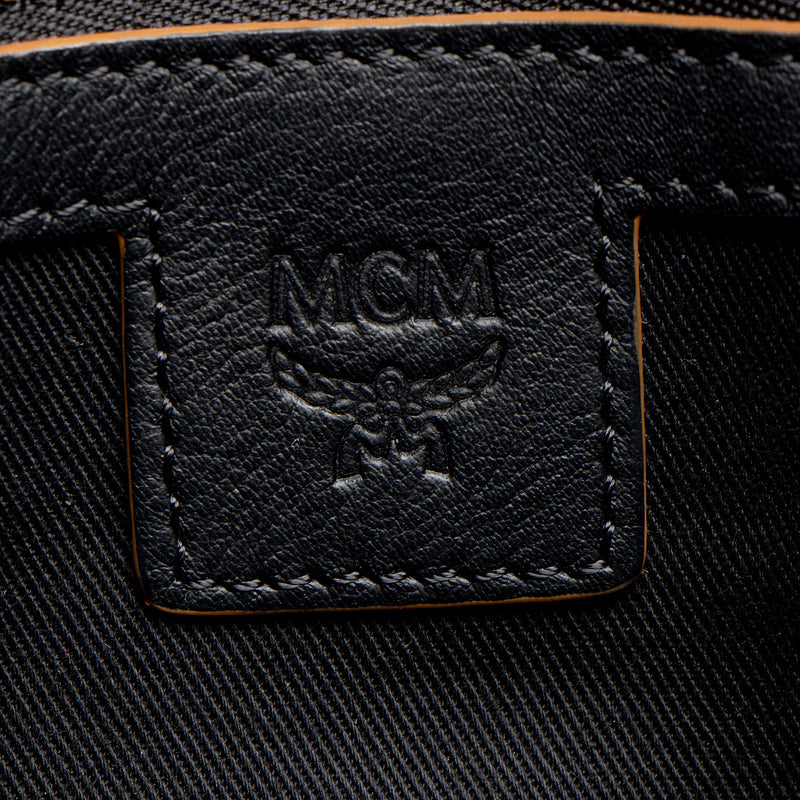 MCM Embossed Leather Aren Medium Crossbody (SHF-lUCNlI)