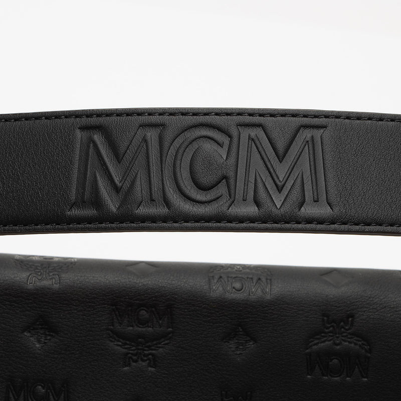 MCM Embossed Leather Essential Two Way Crossbody Bag (SHF-HEMTP1)