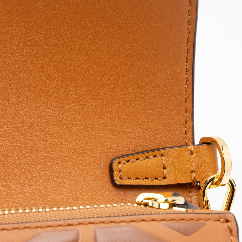 MCM Embossed Leather Tracy Mini Crossbody (SHF-gYSG4G)