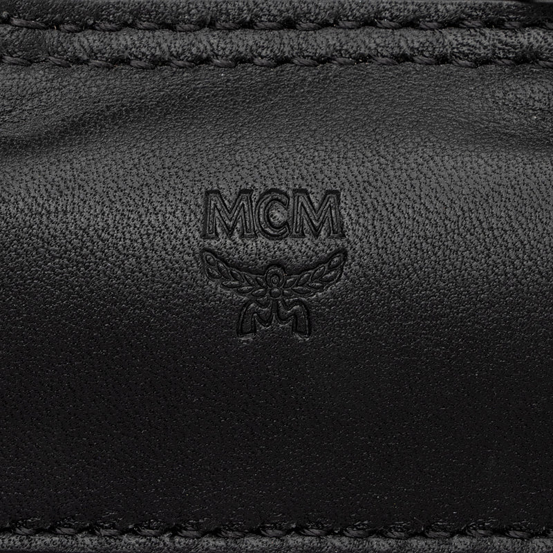 MCM Leather Contrast Logo Mini Crossbody Backpack (SHF-5e6XtF)