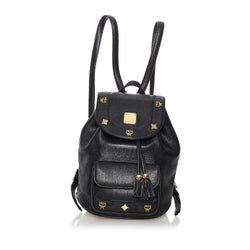 MCM Leather Drawstring Backpack (SHG-32342)