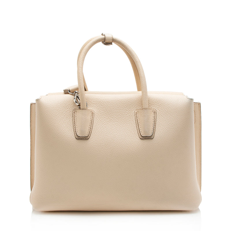 MCM Leather Milla Medium Tote (SHF-11853)