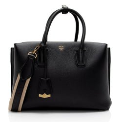 MCM Leather Milla Medium Tote (SHF-mnlkI3)