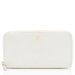 MCM Leather Milla Zip Around Wallet (SHF-5gj5W6)