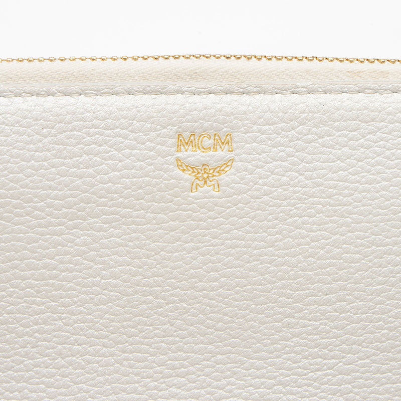 MCM Leather Milla Zip Around Wallet (SHF-5gj5W6)