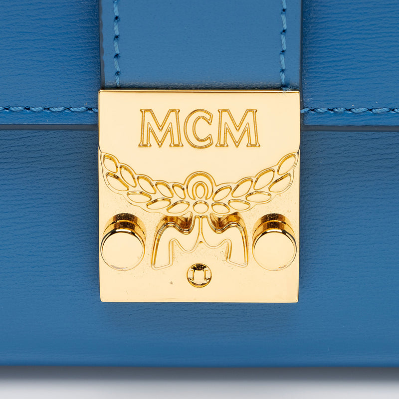 MCM Leather Tracy Tri-Fold Mini Wallet (SHF-9Tep11)