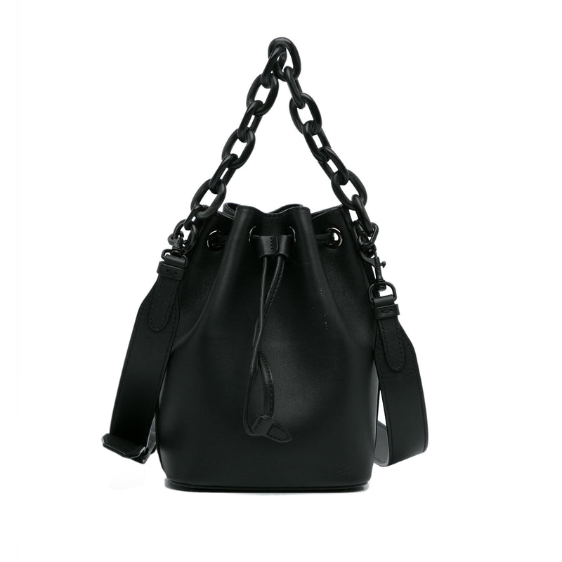 MCM Mini Leather Bucket Bag (SHG-HTWDzL)